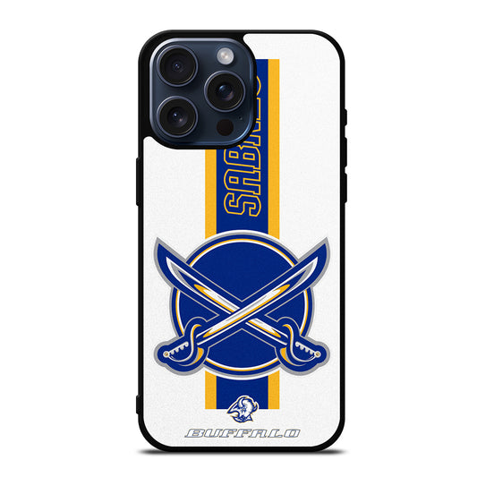 BUFFALO SABRES NHL TEAM 1 iPhone 15 Pro Max Case Cover
