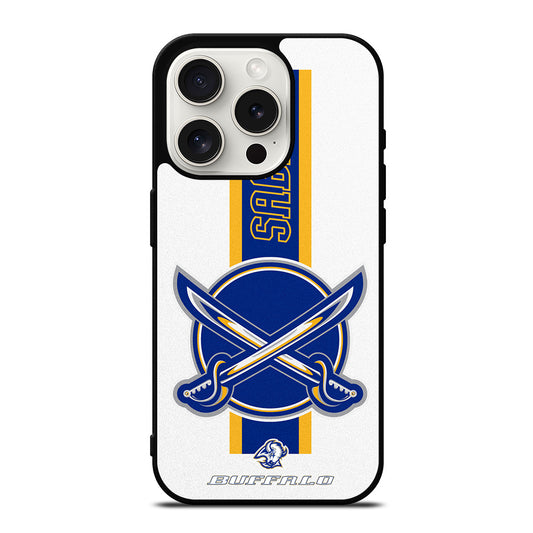 BUFFALO SABRES NHL TEAM 1 iPhone 15 Pro Case Cover