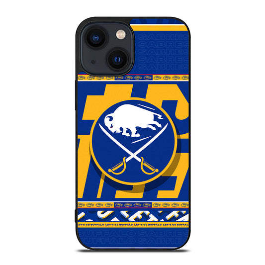 BUFFALO SABRES NHL TEAM 2 iPhone 14 Plus Case Cover