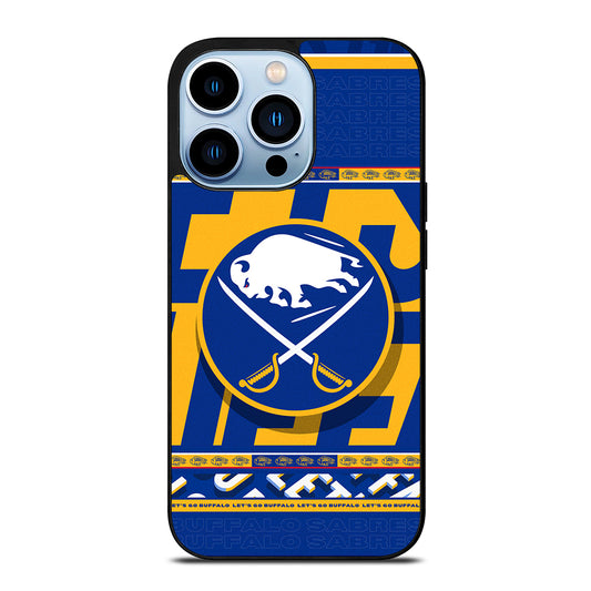 BUFFALO SABRES NHL TEAM 2 iPhone 13 Pro Max Case Cover