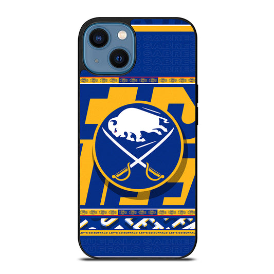 BUFFALO SABRES NHL TEAM 2 iPhone 14 Case Cover