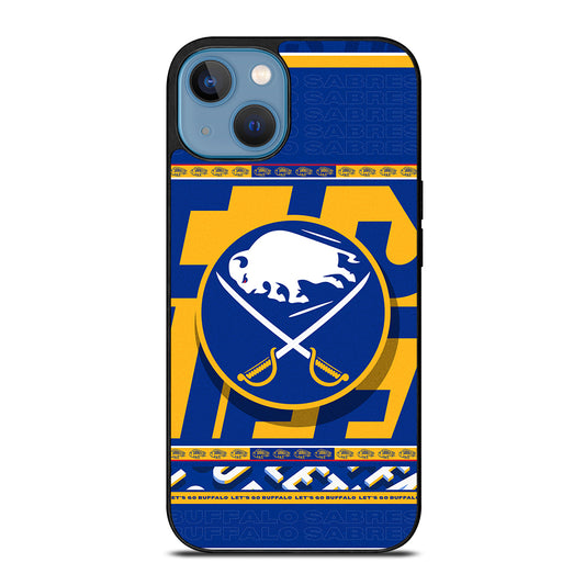 BUFFALO SABRES NHL TEAM 2 iPhone 13 Case Cover