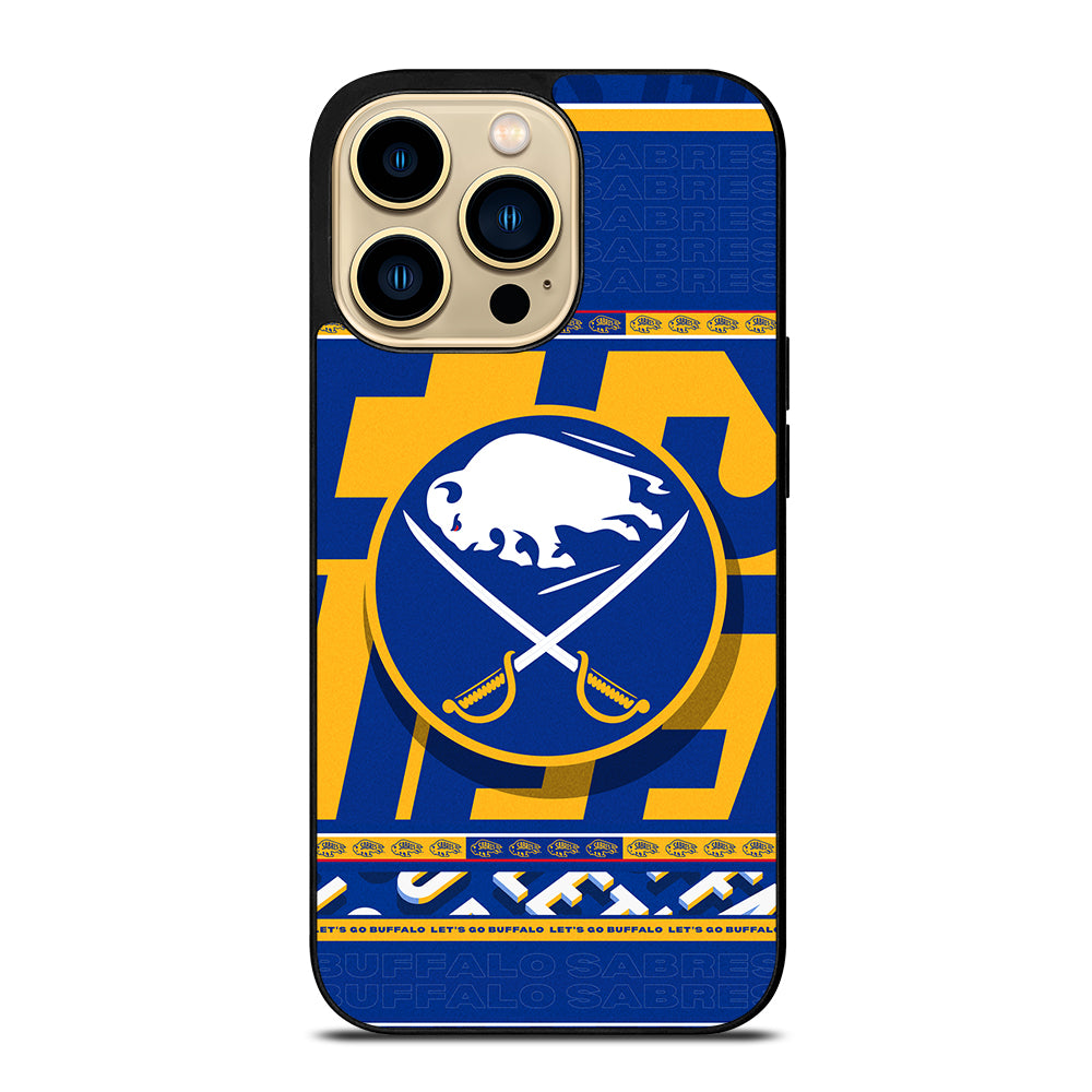 BUFFALO SABRES NHL TEAM 2 iPhone 14 Pro Max Case Cover