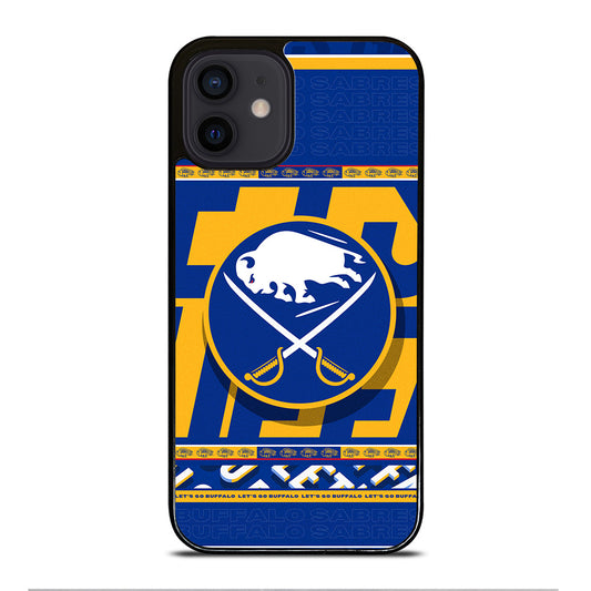 BUFFALO SABRES NHL TEAM 2 iPhone 12 Mini Case Cover
