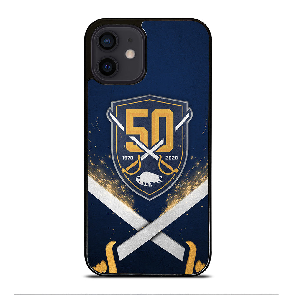 BUFFALO SABRES NHL TEAM 3 iPhone 12 Mini Case Cover