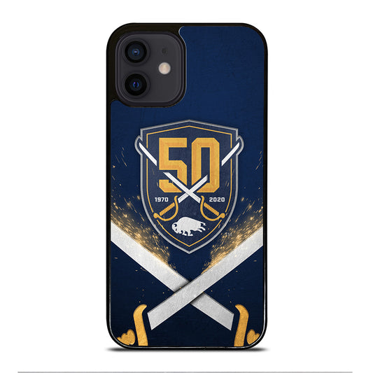 BUFFALO SABRES NHL TEAM 3 iPhone 12 Mini Case Cover