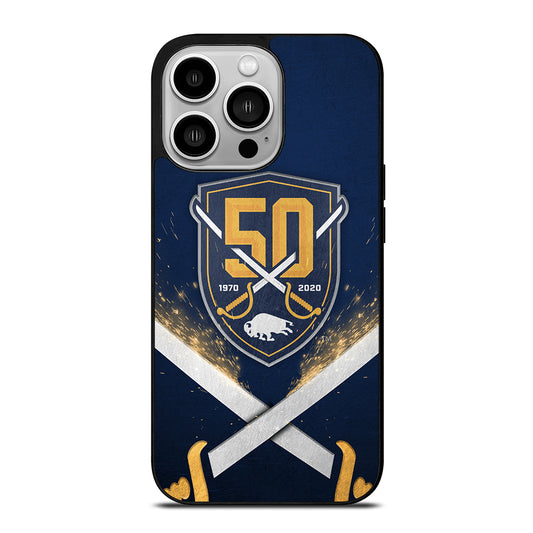 BUFFALO SABRES NHL TEAM 3 iPhone 14 Pro Case Cover