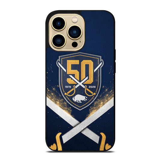 BUFFALO SABRES NHL TEAM 3 iPhone 14 Pro Max Case Cover
