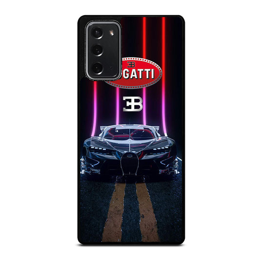 BUGATTI BLACK CAR Samsung Galaxy Note 20 Case Cover