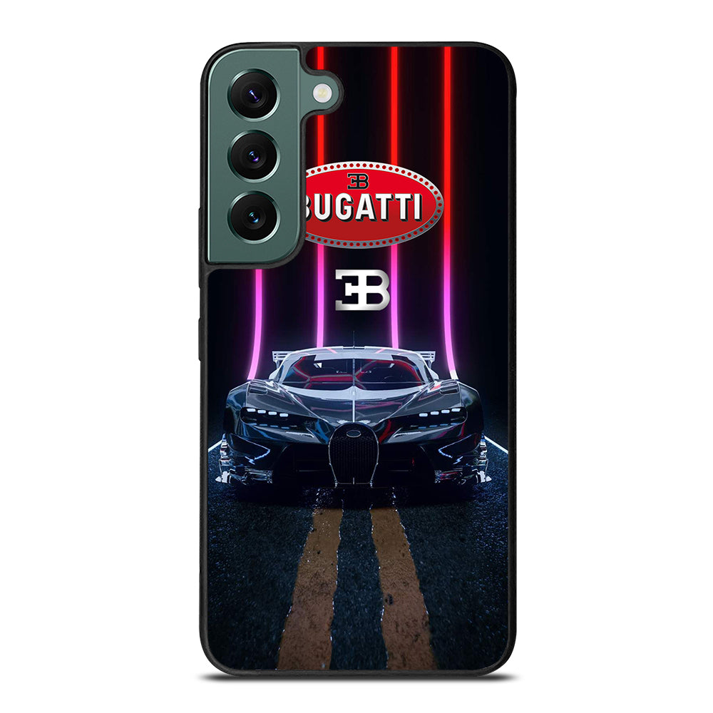 BUGATTI BLACK CAR Samsung Galaxy S22 Case Cover