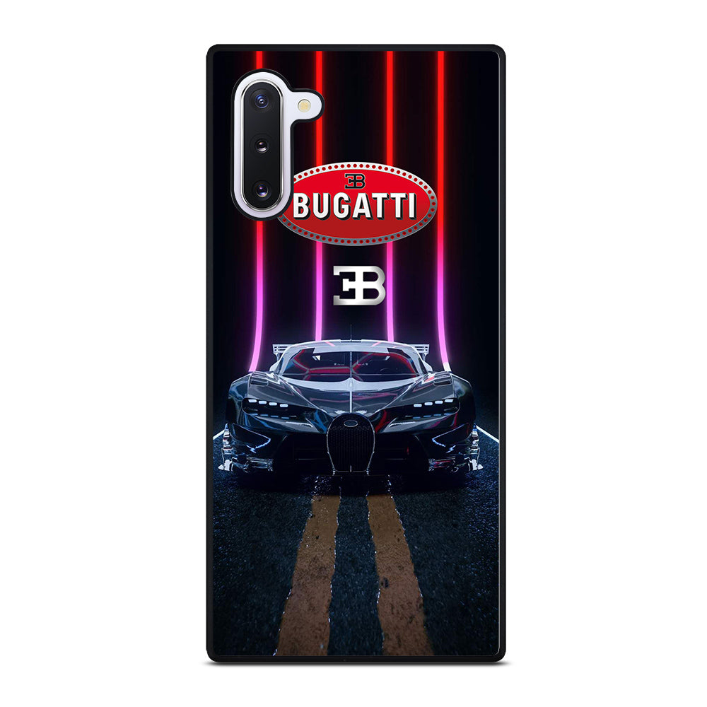 BUGATTI BLACK CAR Samsung Galaxy Note 10 Case Cover