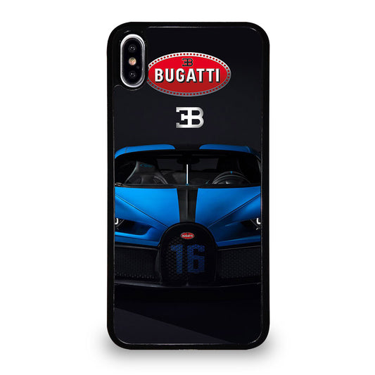 BUGATTI BLUE CAR iPhone XS Max Case Cover
