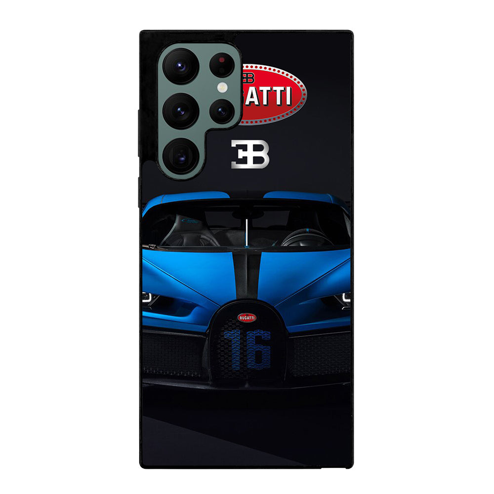 BUGATTI BLUE CAR Samsung Galaxy S22 Ultra Case Cover