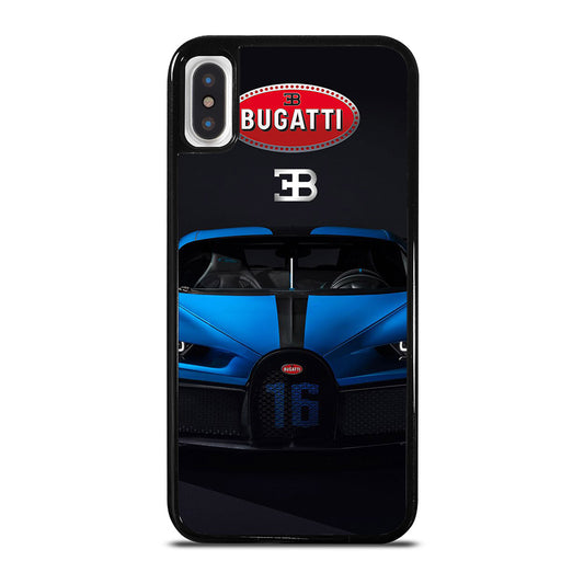 BUGATTI BLUE CAR iPhone X / XS Case Cover