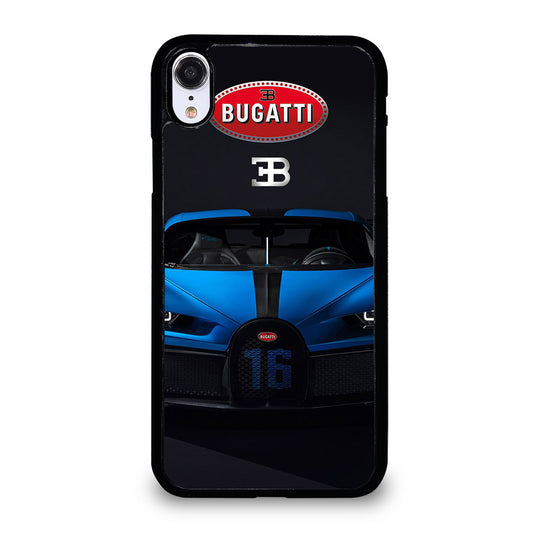 BUGATTI BLUE CAR iPhone XR Case Cover