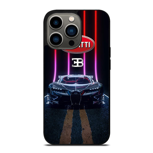 BUGATTI BLACK CAR iPhone 13 Pro Case Cover