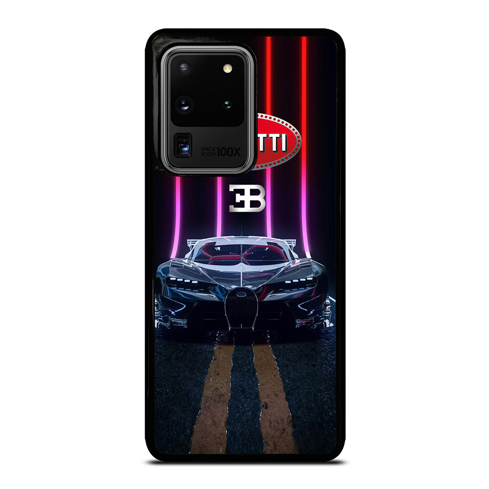 BUGATTI BLACK CAR Samsung Galaxy S20 Ultra Case Cover