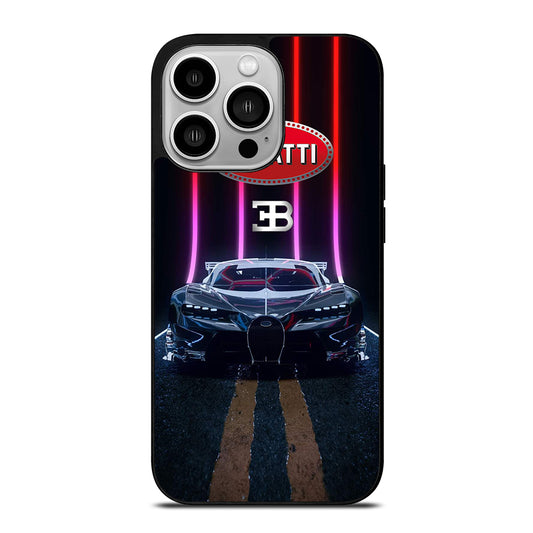 BUGATTI BLACK CAR iPhone 14 Pro Case Cover