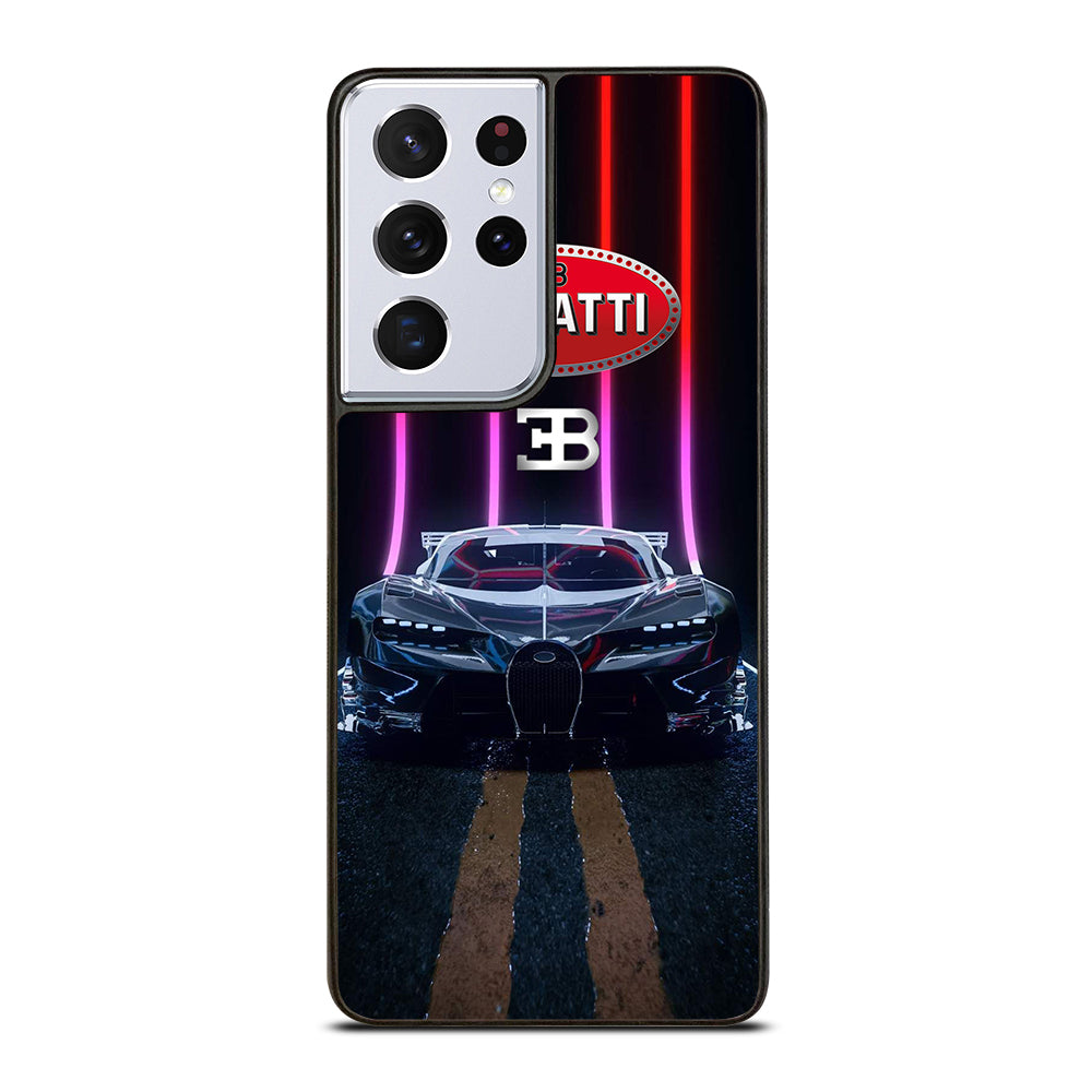 BUGATTI BLACK CAR Samsung Galaxy S21 Ultra Case Cover