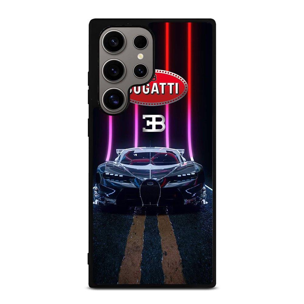 BUGATTI BLACK CAR Samsung Galaxy S24 Ultra Case Cover