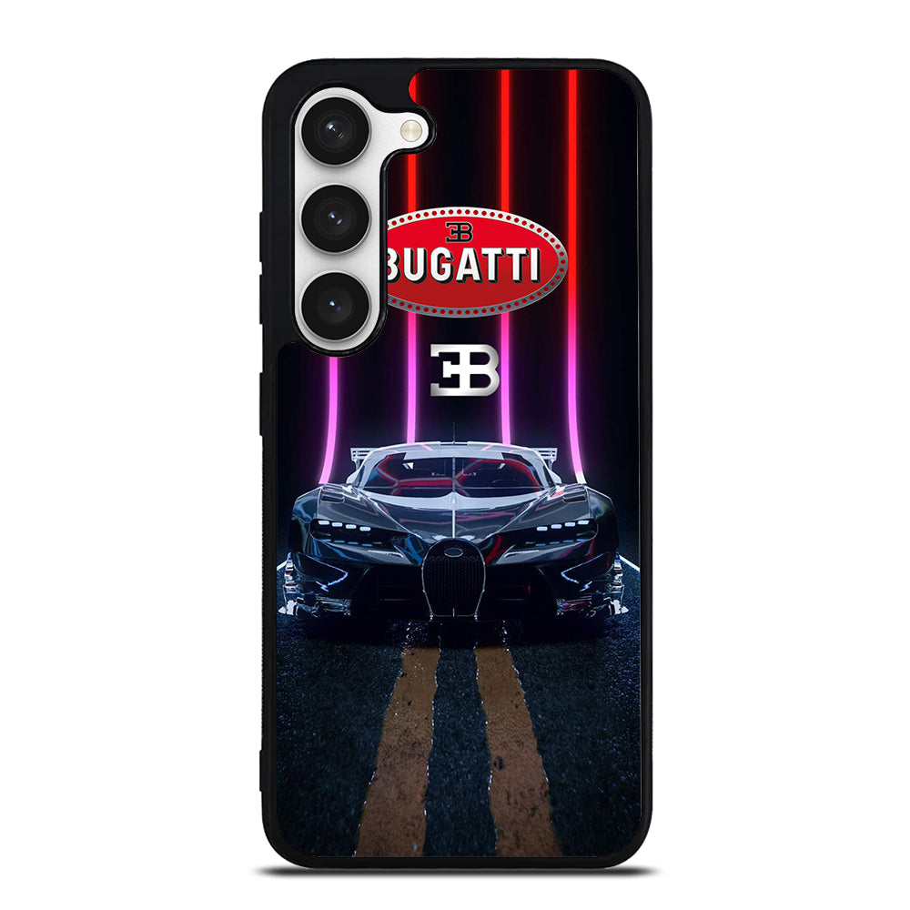 BUGATTI BLACK CAR Samsung Galaxy S23 Case Cover