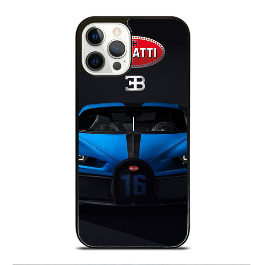 BUGATTI BLUE CAR iPhone 12 Pro Case Cover