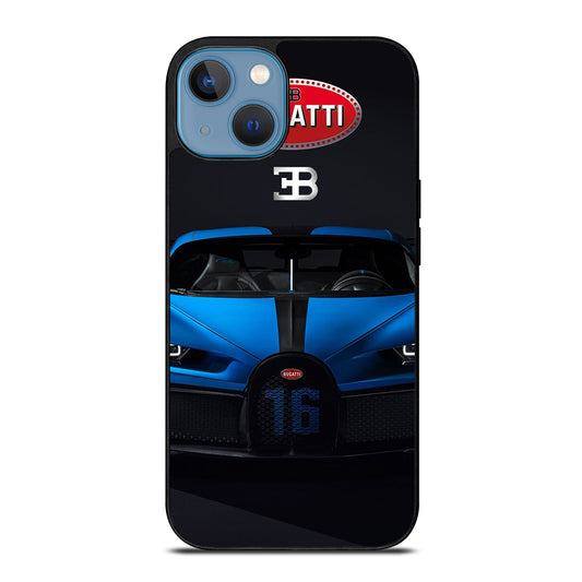 BUGATTI BLUE CAR iPhone 13 Case Cover