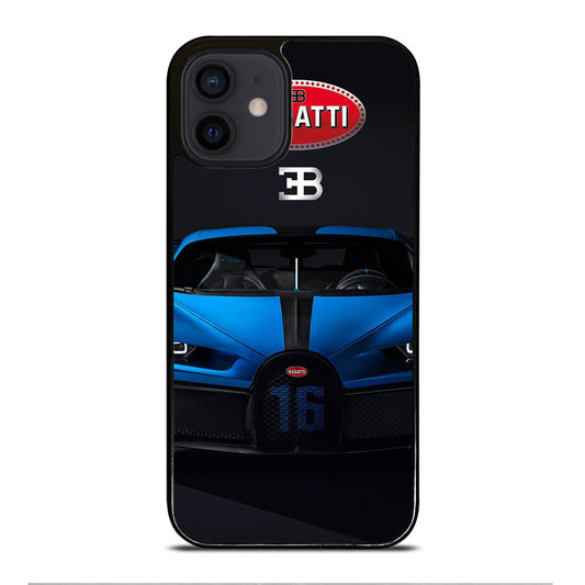 BUGATTI BLUE CAR iPhone 12 Mini Case Cover