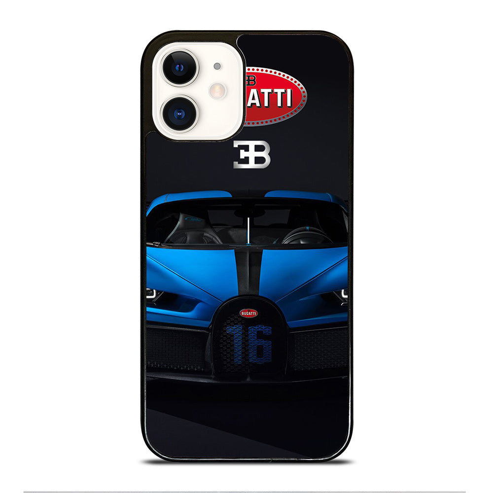 BUGATTI BLUE CAR iPhone 12 Case Cover