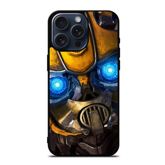 BUMBLEBEE FACE TRANSFORMERS iPhone 15 Pro Max Case Cover