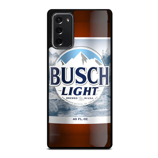 BUSCH LIGHT BEER BOTTLE Samsung Galaxy Note 20 Case Cover