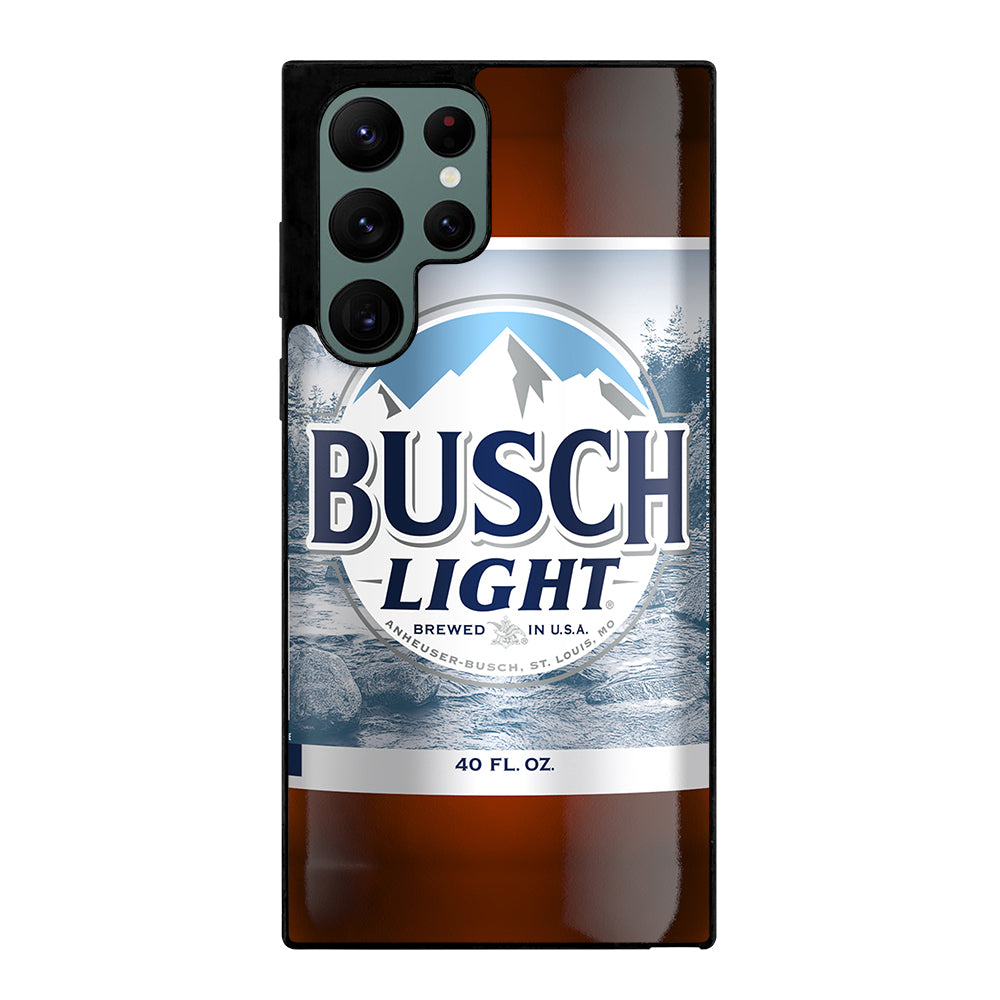 BUSCH LIGHT BEER BOTTLE Samsung Galaxy S22 Ultra Case Cover