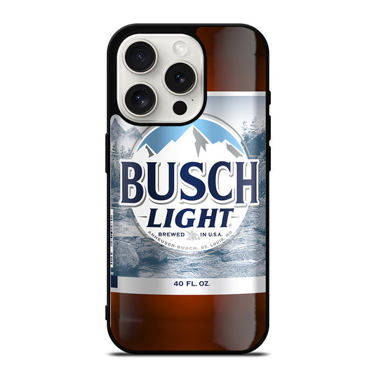BUSCH LIGHT BEER BOTTLE iPhone 15 Pro Case Cover