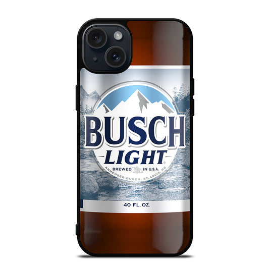 BUSCH LIGHT BEER BOTTLE iPhone 15 Plus Case Cover