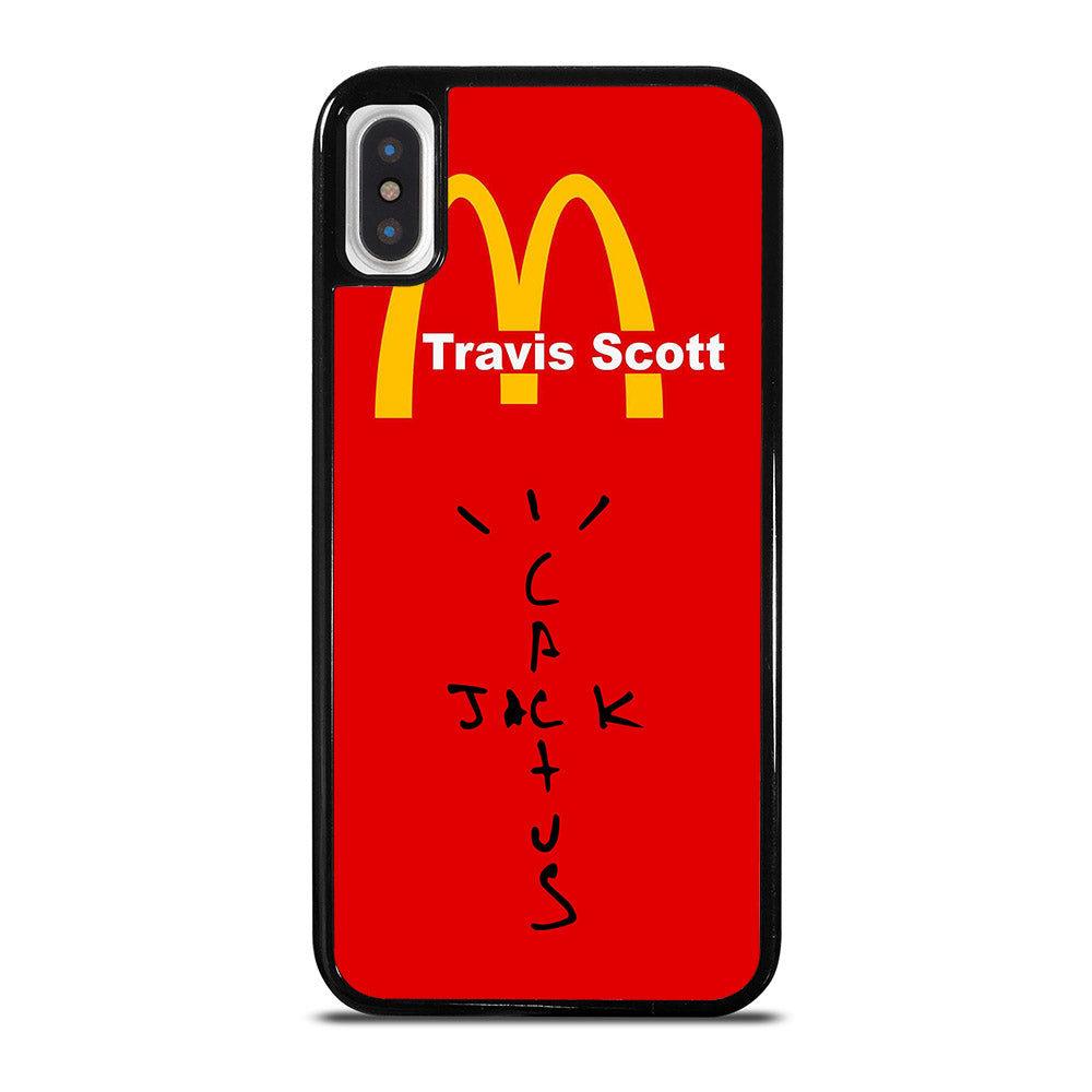 CACTUS JACK TRAVIS SCOTT MCDONALDS LOGO iPhone X / XS Case Cover