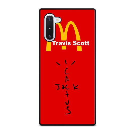 CACTUS JACK TRAVIS SCOTT MCDONALDS LOGO Samsung Galaxy Note 10 Case Cover