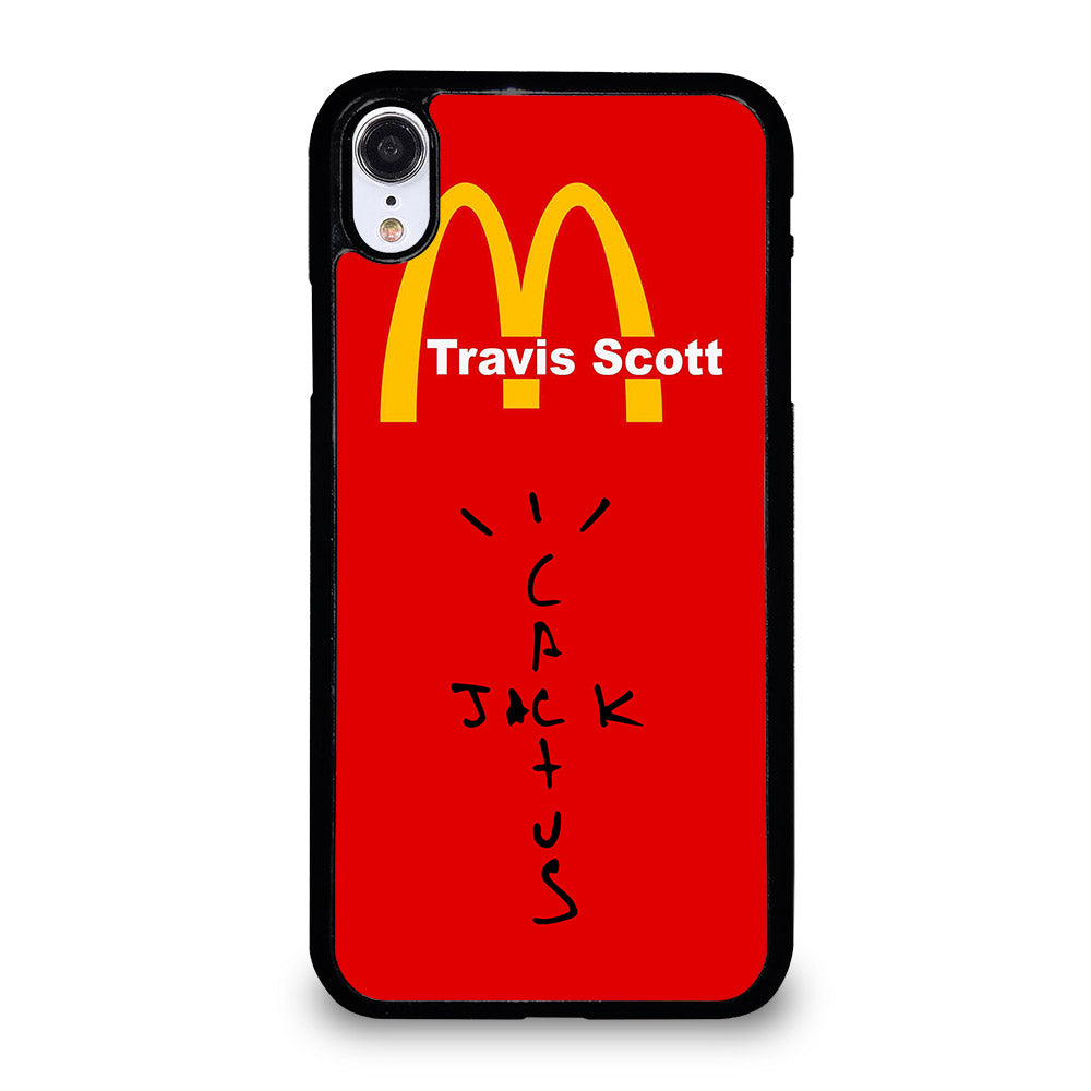 CACTUS JACK TRAVIS SCOTT MCDONALDS LOGO iPhone XR Case Cover