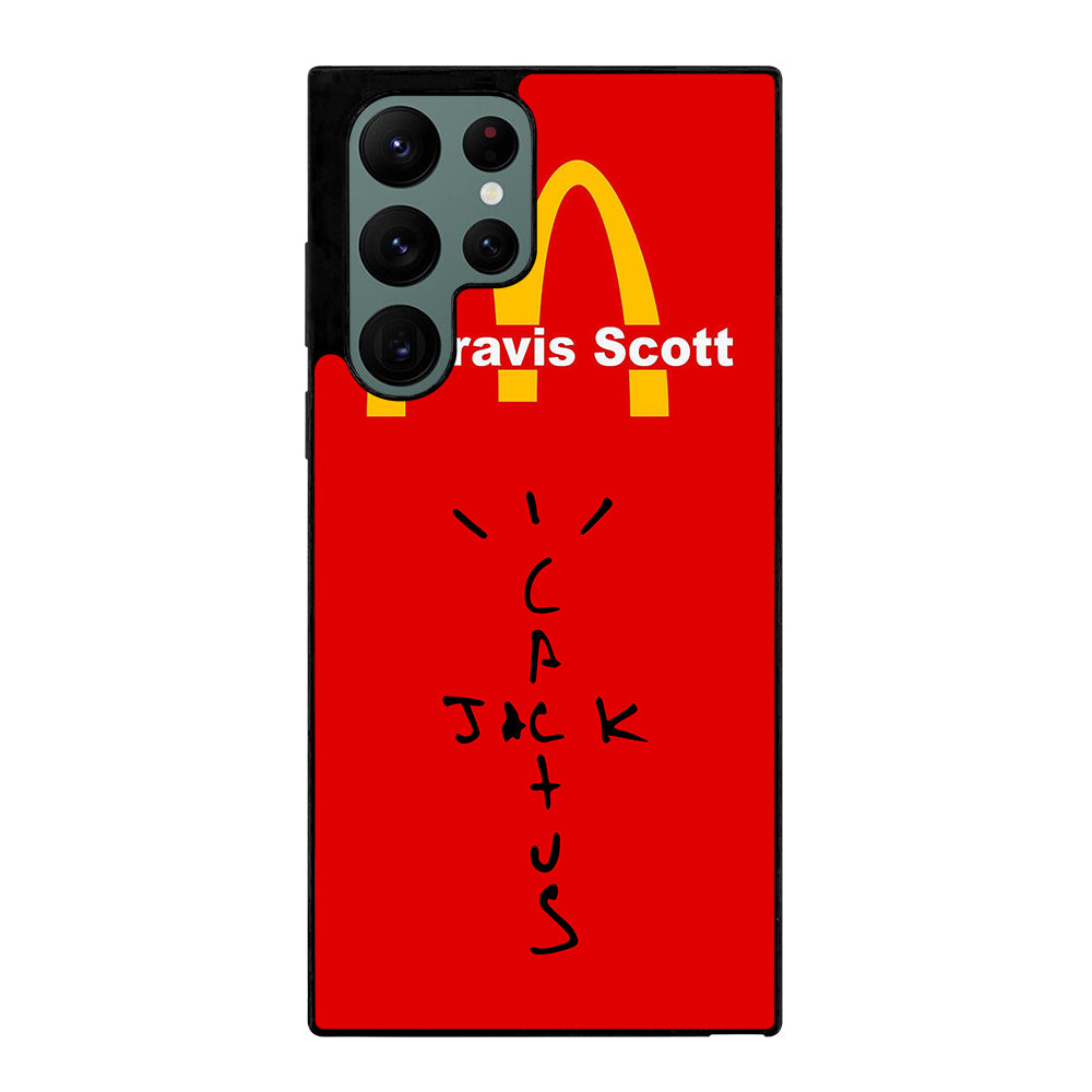 CACTUS JACK TRAVIS SCOTT MCDONALDS LOGO Samsung Galaxy S22 Ultra Case Cover