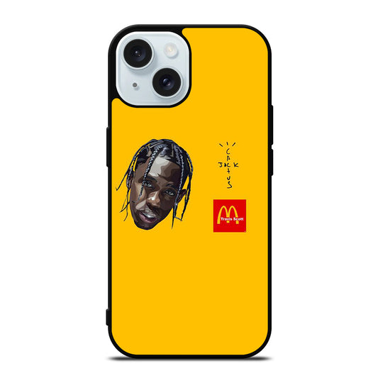 CACTUS JACK TRAVIS SCOTT MCDONALDS ICON iPhone 15 Case Cover