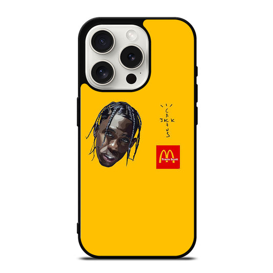 CACTUS JACK TRAVIS SCOTT MCDONALDS ICON iPhone 15 Pro Case Cover