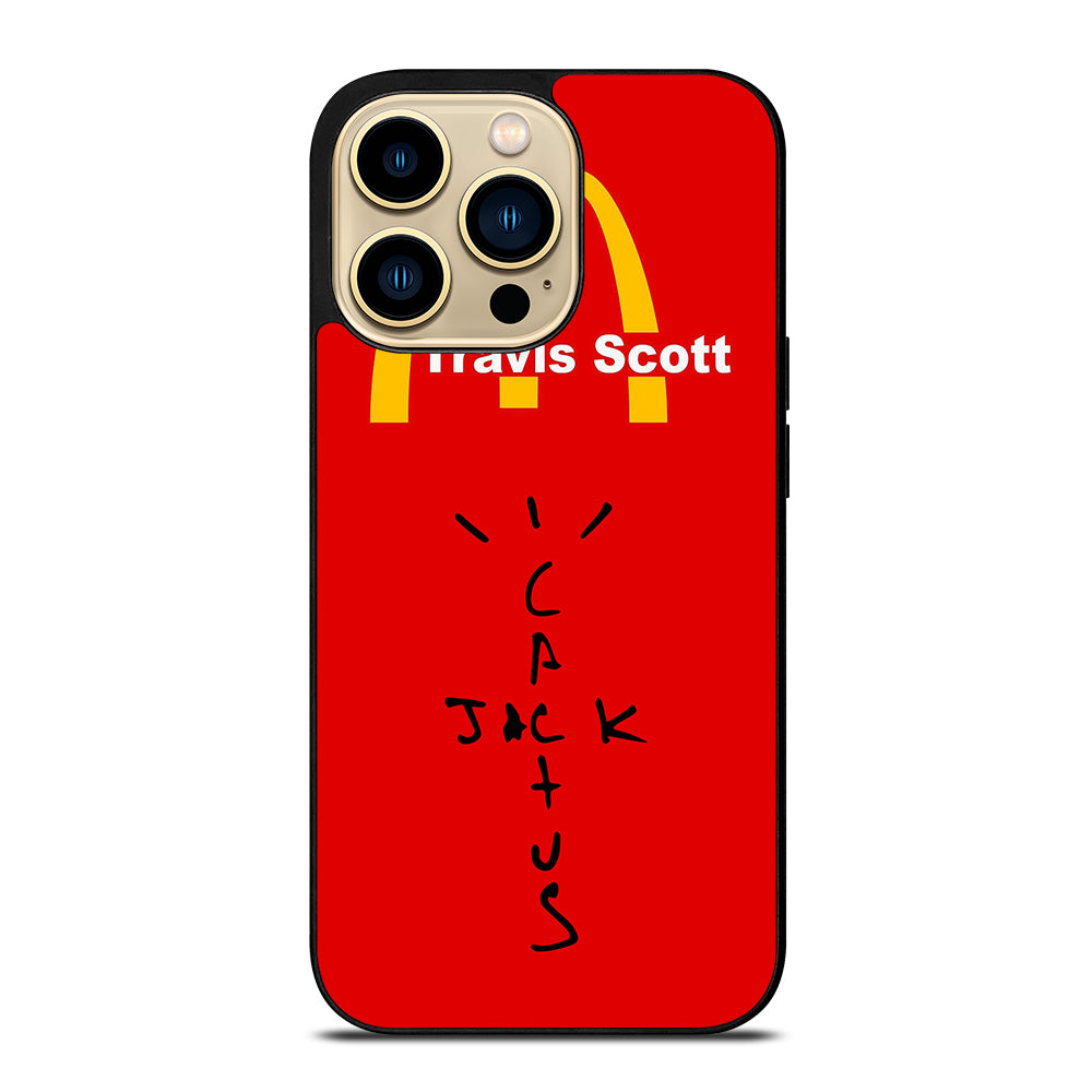 CACTUS JACK TRAVIS SCOTT MCDONALDS LOGO iPhone 14 Pro Max Case Cover
