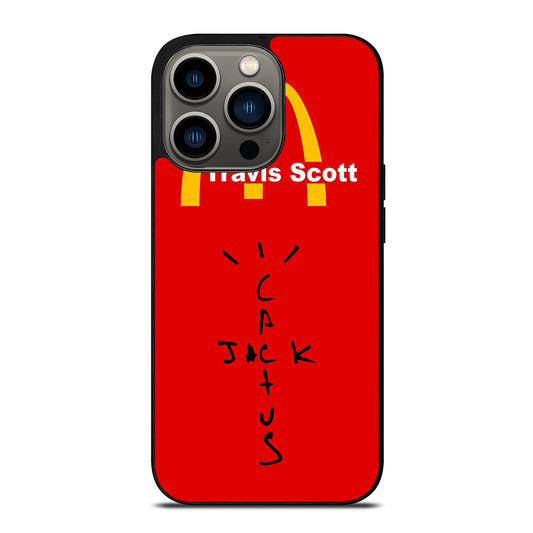 CACTUS JACK TRAVIS SCOTT MCDONALDS LOGO iPhone 13 Pro Case Cover