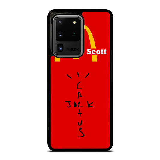 CACTUS JACK TRAVIS SCOTT MCDONALDS LOGO Samsung Galaxy S20 Ultra Case Cover