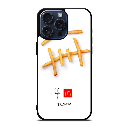 CACTUS JACK TRAVIS SCOTT MCDONALDS SYMBOL iPhone 15 Pro Max Case Cover