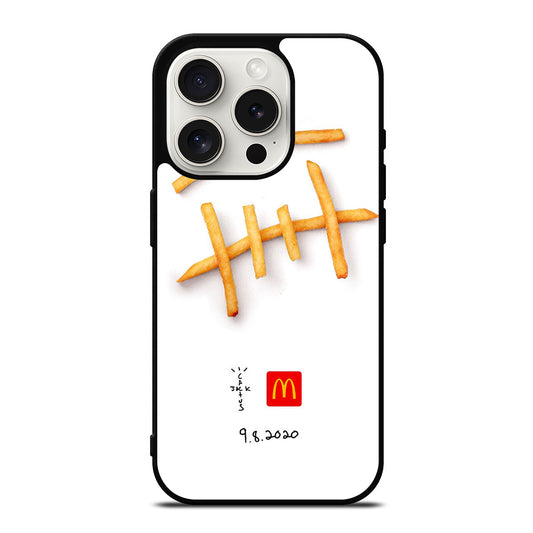 CACTUS JACK TRAVIS SCOTT MCDONALDS SYMBOL iPhone 15 Pro Case Cover