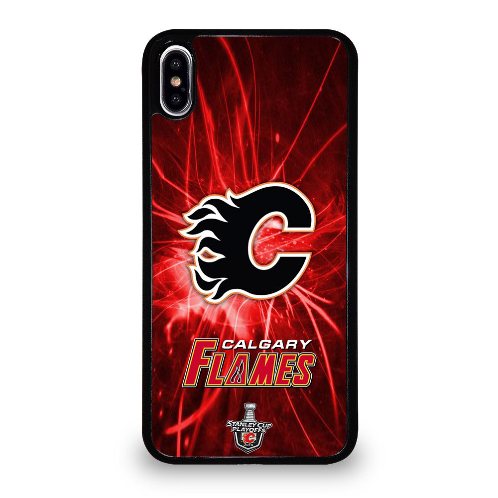 CALGARY FLAMES HOCKEY TEAM 1 iPhone XS Max Case Cover