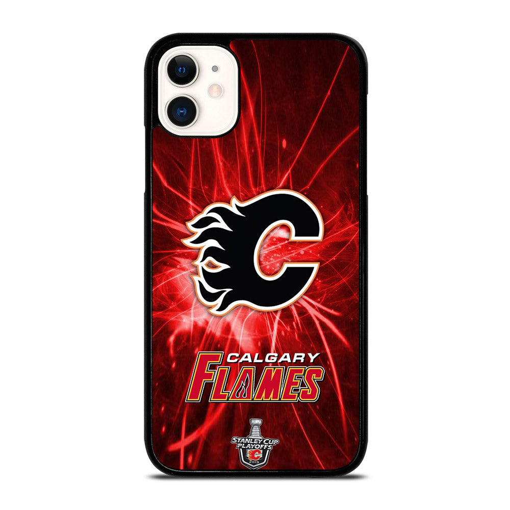 CALGARY FLAMES HOCKEY TEAM 1 iPhone 11 Case Cover