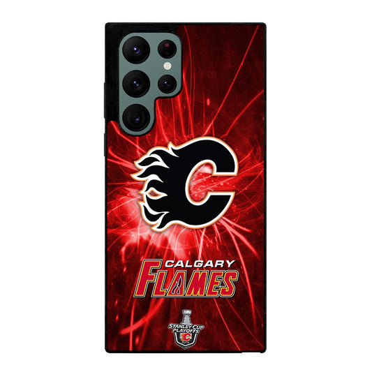 CALGARY FLAMES HOCKEY TEAM 1 Samsung Galaxy S22 Ultra Case Cover