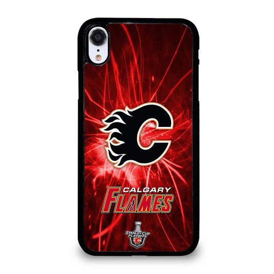 CALGARY FLAMES HOCKEY TEAM 1 iPhone XR Case Cover