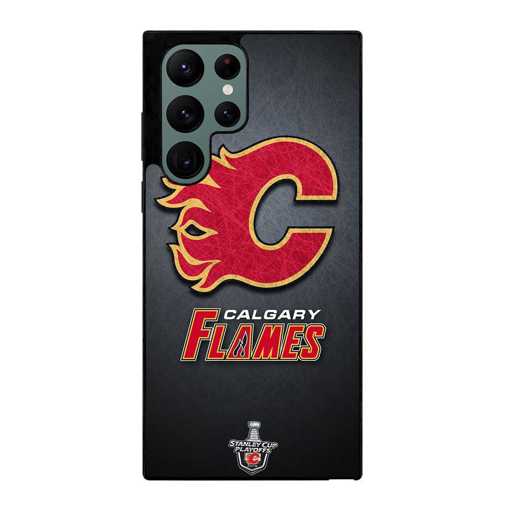 CALGARY FLAMES HOCKEY TEAM 2 Samsung Galaxy S22 Ultra Case Cover